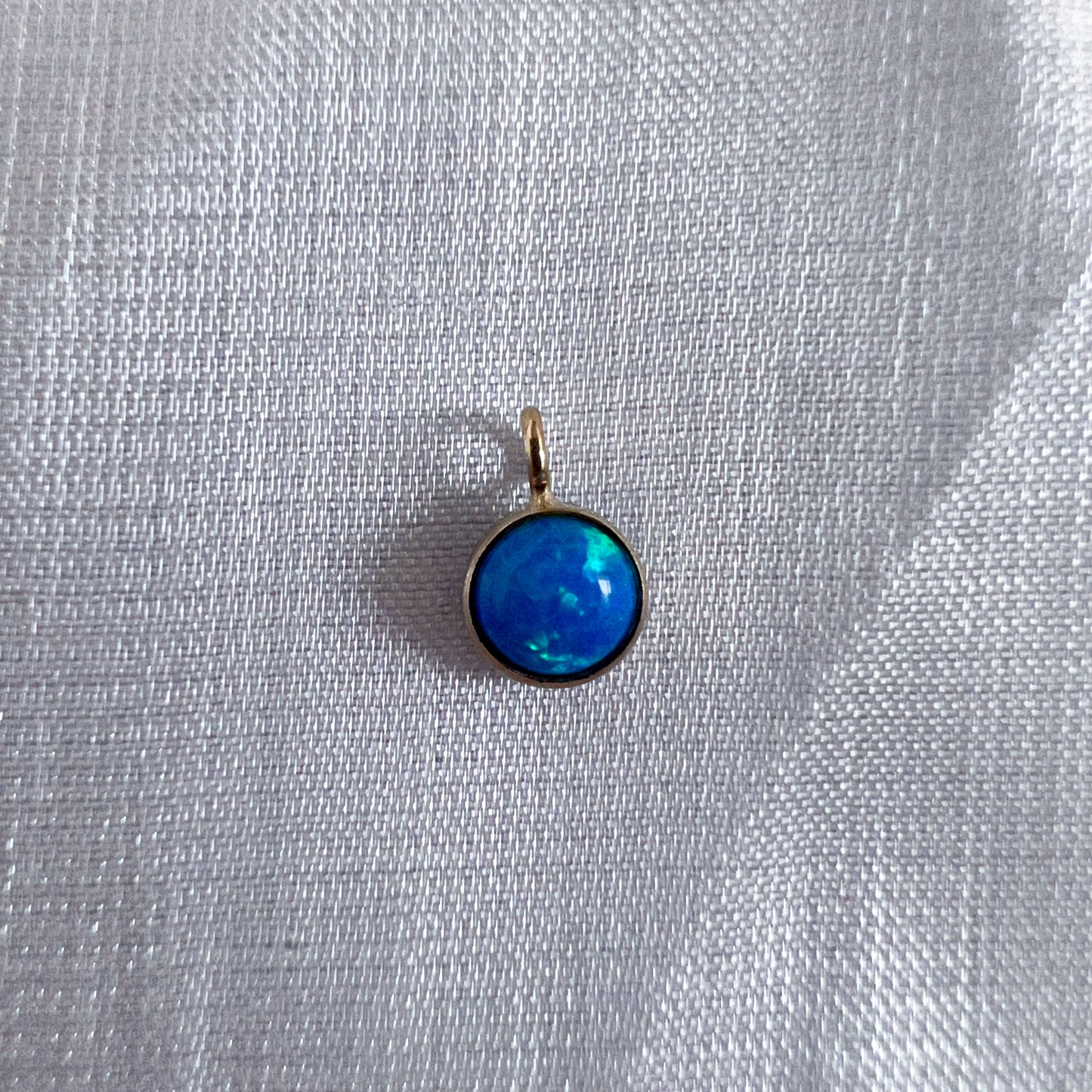 Blue Opal Charm